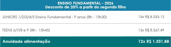 Tabela de Preços_Site_Juniors e Teens  - Port